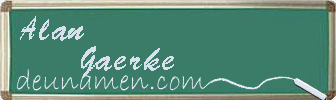 Alan Gaerke Visitenkarte